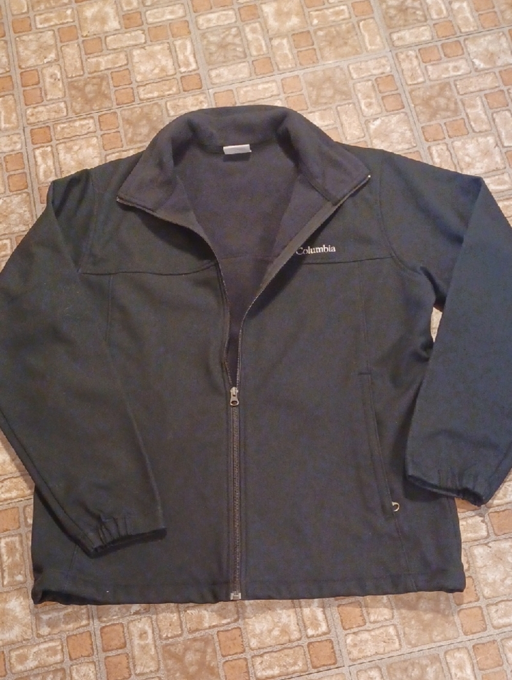 Columbia Men's Black Full-Zip Performance Jacket Size Large